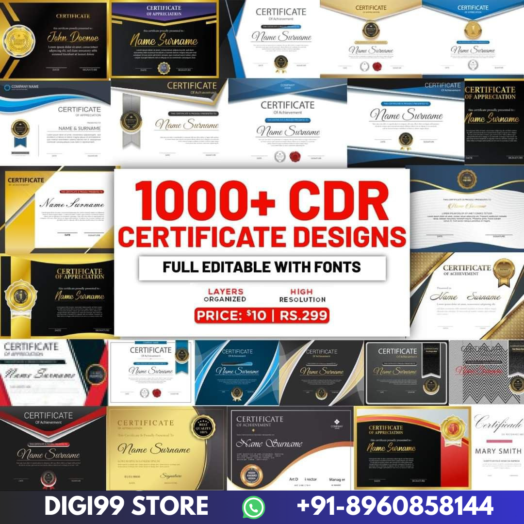 Certificate Designs